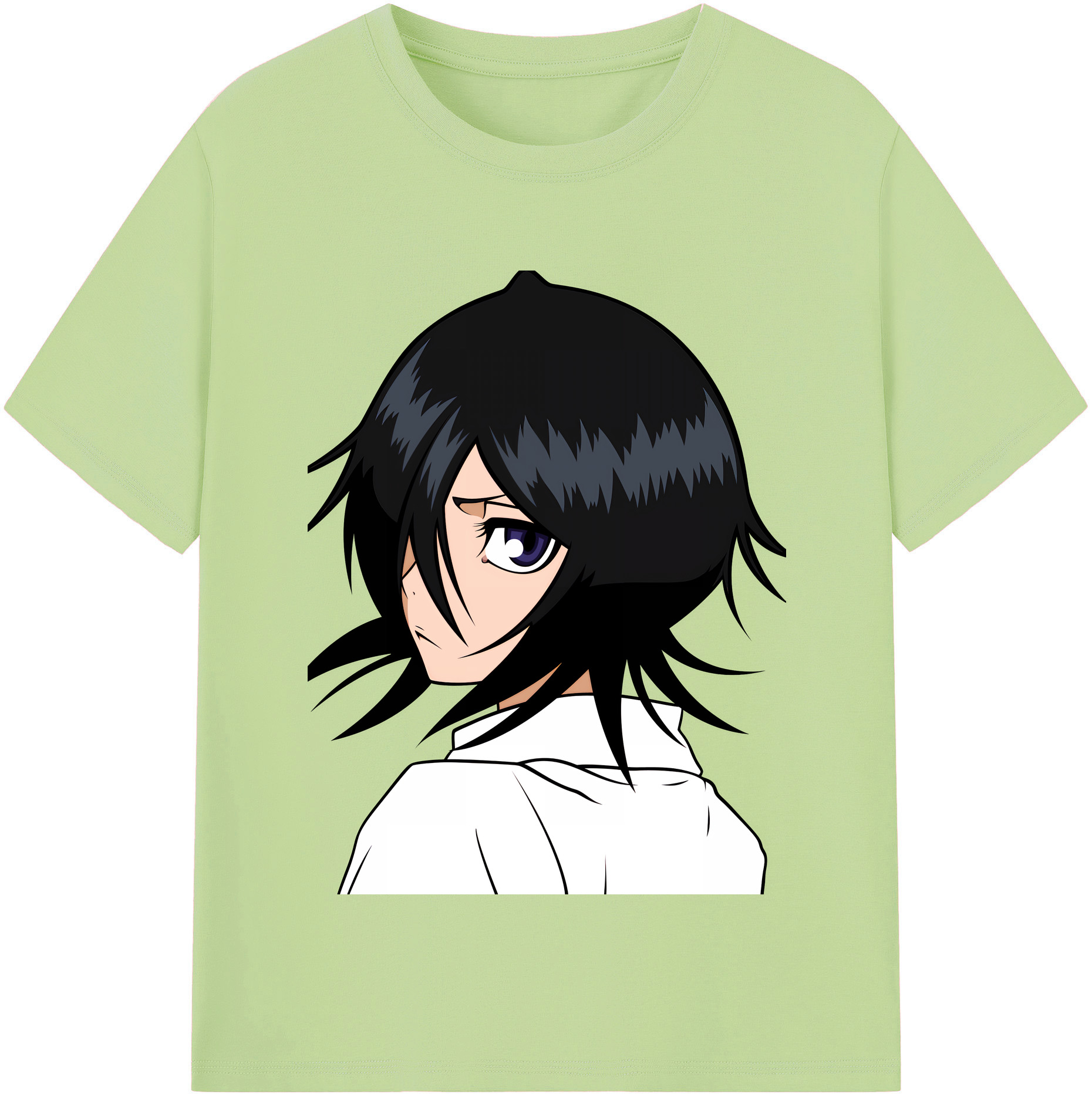 （画像用） ブリーチ 朽木ルキア BLEACH Kuchiki Rukia 綿100％半袖Tシャツ（フロントプリント）